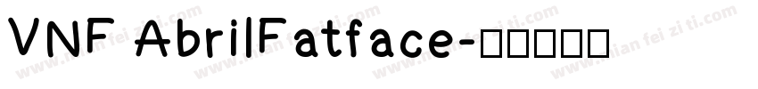 VNF AbrilFatface字体转换 VNF AbrilFatface字体转换